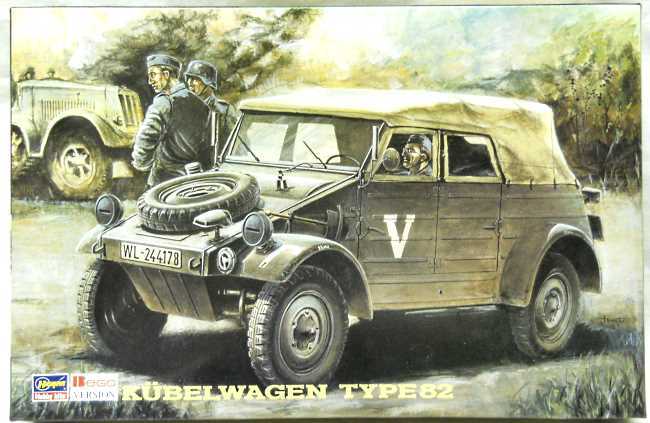 Hasegawa 1/35 Kubelwagen Type 82 - Pkw.K1, HB1 plastic model kit